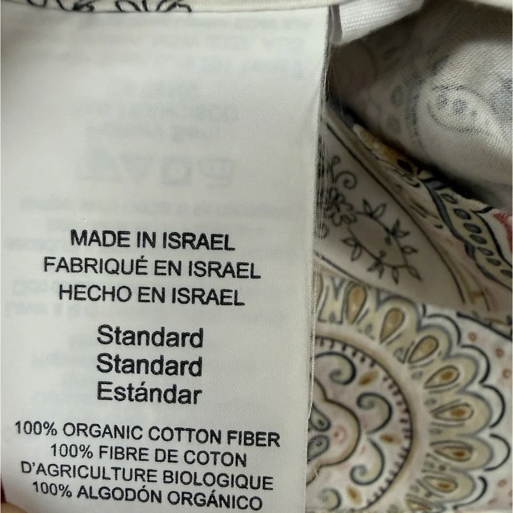 Pottery Barn Duvet Full Queen Anya Sateen Blush Pink Paisley 100% Organic Cotton
